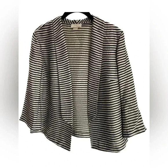 Ann Taylor Loft Open Front Jacket Size 14 - Picture 1 of 5